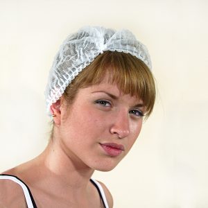 Gorro estética acordeón blanco 100 uds