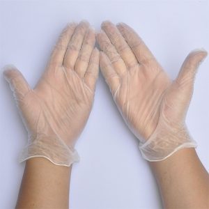 Guantes vinilo s/polvo - 100 uds
