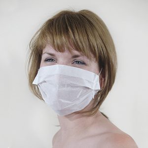 Mascarilla 1 capa con goma 100 uds