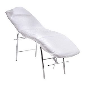 Sábana ajustable 20gr TNT blanca 100 ud (80x210 y 95x220)