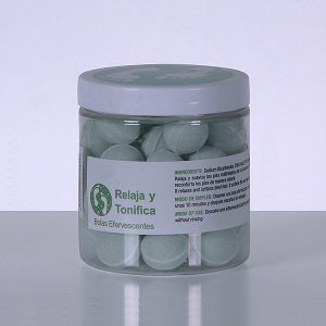 Bolas efervescentes de menta Pedicura 70 uds