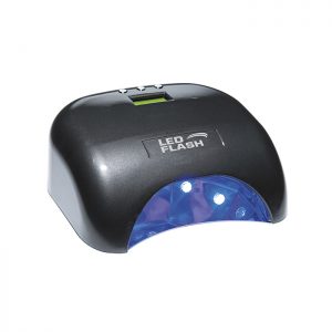 Lámpara uñas LED FLASH negra 18 W