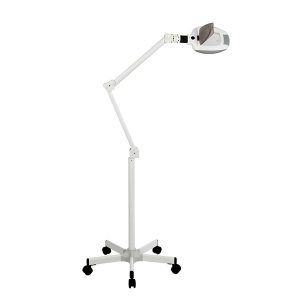 Lupa con pie ruedas 5 aumentos LED (W)
