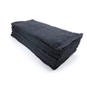 Toalla Peluquería Negra