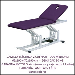 CAMILLA ELÉCTRICA 2 CUERPOS