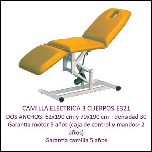 CAMILLA ELÉCTRICA 3 CUERPOS