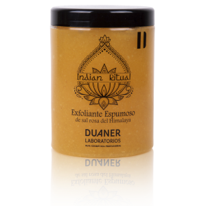 Exfoliante espumoso de sal rosa del Himalaya